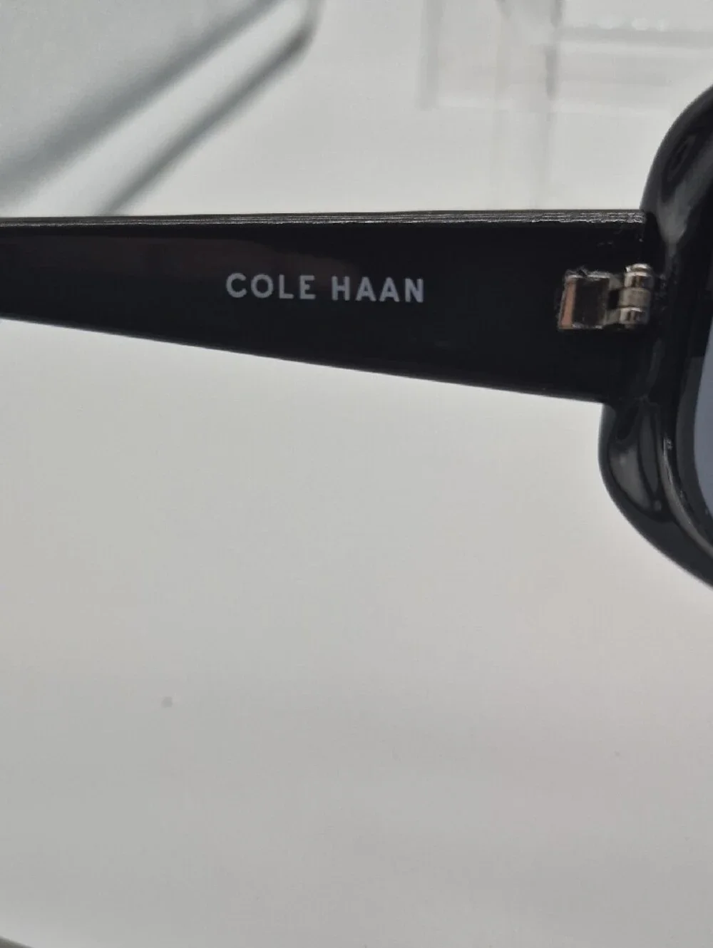 Cole Haan Women's Black Oval Sunglasses